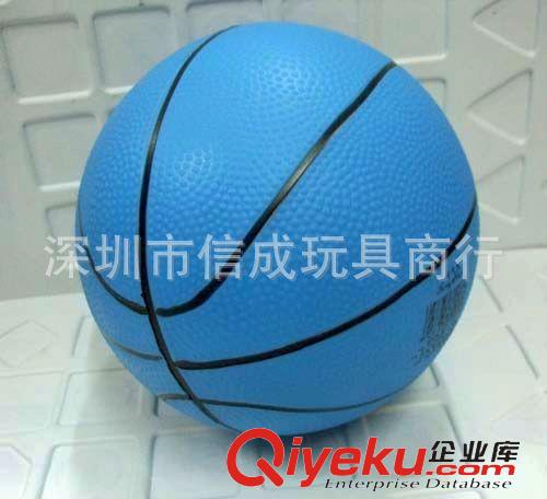 充氣動物/球系列 小額批發(fā)兒童充氣足球感統(tǒng)訓(xùn)練球幼兒園專用 淘氣堡加厚6寸小籃球原始圖片2