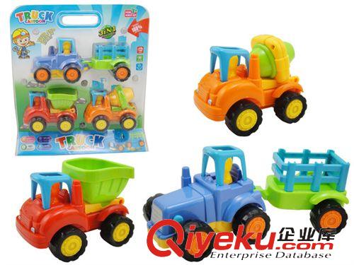 工程車 智樂廠家直供慣性工程車，卡通工程車，四個(gè)車款原始圖片2