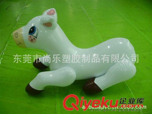 E、仿真充氣模型 充氣PVC玩具彩虹馬 兒童充氣玩具 塑膠制品小馬 充氣玩具廠家原始圖片2