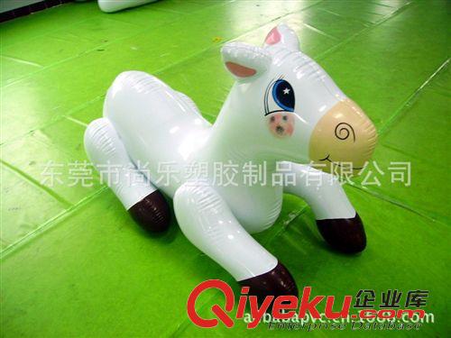 E、仿真充氣模型 充氣PVC玩具彩虹馬 兒童充氣玩具 塑膠制品小馬 充氣玩具廠家原始圖片3