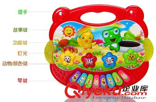 益智玩具 批發(fā)早教益智卡通車(chē)電子琴 寶寶啟蒙/兒童教育玩具