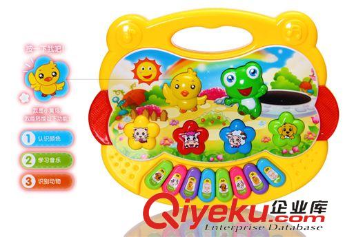 益智玩具 寶寶益智玩具 六動物電子琴玩具 動物電子琴 故事音樂琴原始圖片2