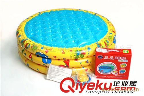 嬰兒浴盆/Baby tub 90*30cm三環(huán)充氣 游泳水池 家庭水池 寶寶戲水池原始圖片3