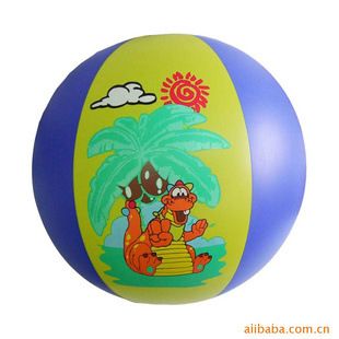 充氣玩具/Inflatable toys 【廠家直銷，薄利多銷】充氣沙灘球，可加印LOGO，beach ball
