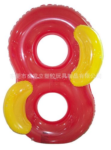 水上樂園/Water park 供應PVC充氣浮排（gd環(huán)保材料，品質(zhì)有保障）八字圈雙人浮排