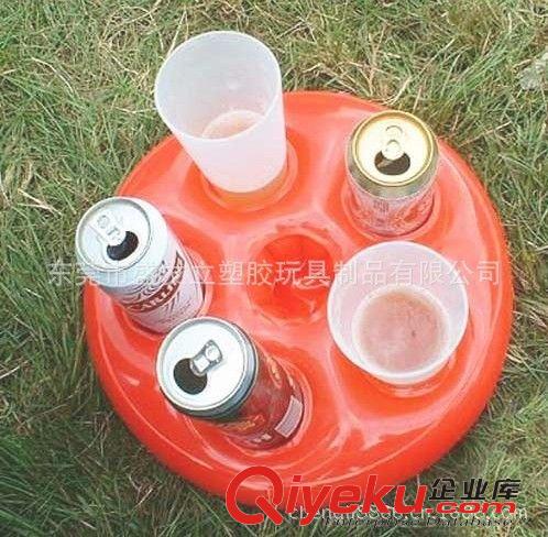杯座/Cup holder 供應全環(huán)保md水上充氣杯座 啤酒杯座 可樂杯座原始圖片3