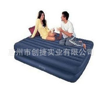 充氣床墊 【廠家訂做】豪華充氣床墊 充氣雙人床 二合一充氣植絨床 戶外床