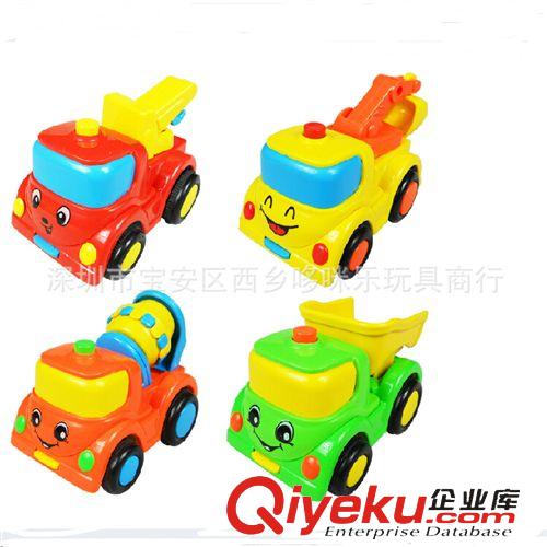 其他 慣性笑臉工程車動(dòng)物慣性車玩具回力小車嬰幼兒寶寶兒童早教玩具