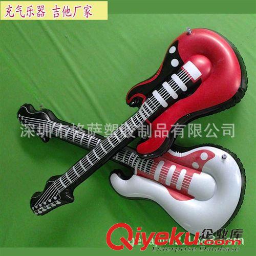 廣告禮品玩具 專業(yè)生產(chǎn)PVC充氣吉他，促銷(xiāo)廣告吉他，充氣玩具吉他廠家原始圖片3