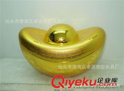 可裝糖玩具 精品糖果盒年貨擺設(shè) 雙層金元寶 南瓜金錢 140MM卡通元寶糖果盒