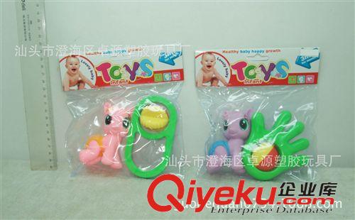 嬰兒玩具 嬰幼兒早教識別互動玩具 贈品小玩具新款嬰兒搖鈴配小馬寶精靈馬原始圖片2