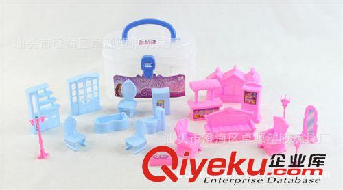 過家家玩具 供應(yīng)兒童過家家系列 玩具城堡迷你家具套裝原始圖片2