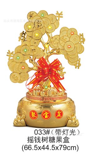 日用品 供應(yīng)【各種規(guī)格款式元寶糖果盒】聚寶盆 年貨擺設(shè)精品糖果盒批發(fā)原始圖片2