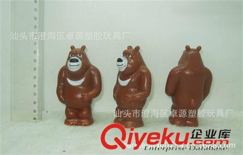 動漫主題玩具 熊出沒公仔 熊大熊二光頭強系列模型人偶 糖果牙刷牛奶小玩具贈品原始圖片3