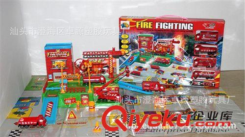 合金玩具類 供應(yīng)合金玩具 玩具城市停車場(chǎng) 消防車 F1 汽車總動(dòng)員