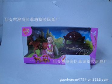 精品工藝品 供應精品工藝品玩具 袖珍馬/麋鹿拉車 公主車 馬車原始圖片2