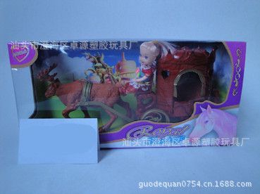 精品工藝品 供應精品工藝品玩具 袖珍馬/麋鹿拉車 公主車 馬車原始圖片3