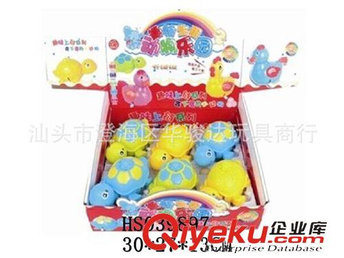 上鏈類玩具 廠價(jià)直批{zx1}款上鏈生蛋大黃鴨（6只裝） 上鏈玩具 可愛上鏈動物