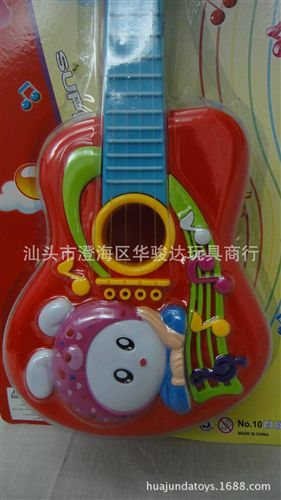 樂器玩具類 2014年{zx1}產(chǎn)品兒童動物卡通吉它 /動物琴 兒童仿真迷你小吉它原始圖片3
