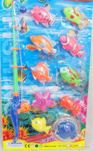 沙灘 水槍 釣魚6864B 釣魚 玩具 戲水 兒童魚釣原始圖片3