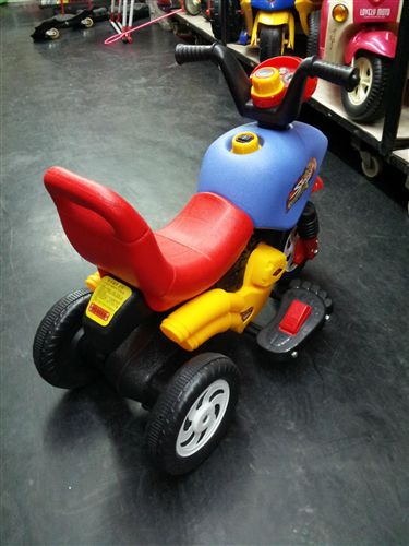 兒童三輪車／自行車 兒童童車 摩托車 電動車 三輪車 帶燈光 前進后退 3366-1原始圖片3