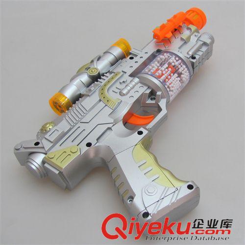 閃光類 兒童電動槍玩具 仿真玩具槍 雪花sq 聲光絢麗 838原始圖片3