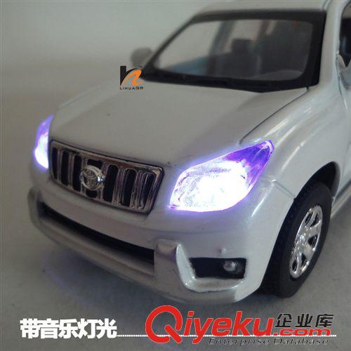 汽車品牌系列分類 LH015848 1：32正版授權(quán)合金回力車模-豐田普拉多 帶聲光 兩開門原始圖片3