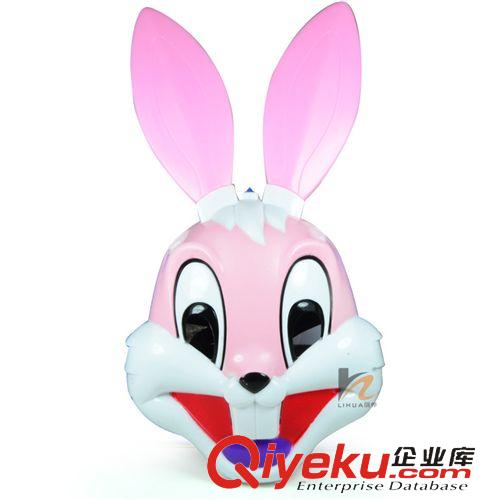 200元電動混批區 廠家直銷 發光面具 瘋狂的兔子面具 兒童卡通面具玩具 混批原始圖片2