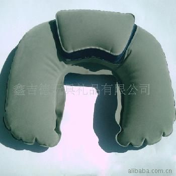 充氣枕充氣床充氣家具 批發(fā)供應超便宜充氣U形枕1件起原始圖片3