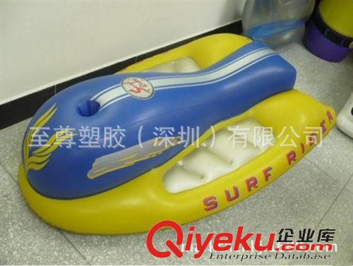 水上用品系列 廠家供應環(huán)保PVC充氣滑雪板 滑雪車原始圖片2