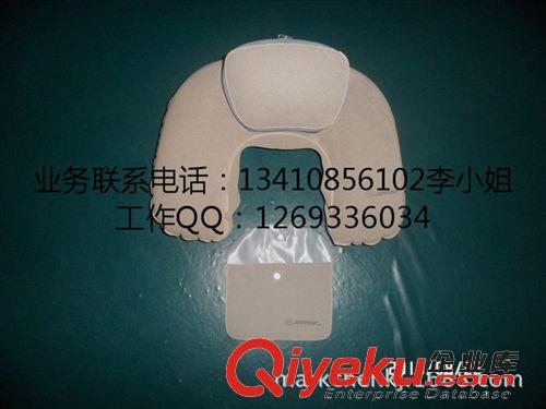 枕頭系列 廠家直銷(xiāo)各種顏色的植絨子母枕 TPU充氣子母靠枕 u枕 植絨枕原始圖片2