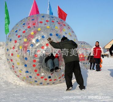 草地悠波球 【廠家定制】供應水上悠波球|草地滾動球|沙灘悠波球|雪地悠波球原始圖片3