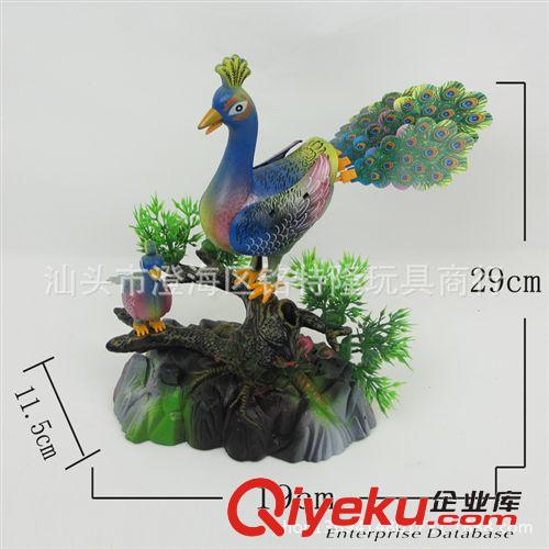 聲控玩具 聲控孔雀鳥 聲控開屏孔雀 電動智能感應(yīng)孔雀 新奇特玩具 地攤熱銷原始圖片2