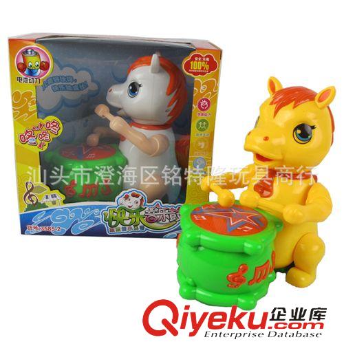 打鼓玩具 供應(yīng)電動(dòng)萬(wàn)向燈光音樂(lè)打鼓玩具 兒童電動(dòng)玩具 地?cái)偀徜N