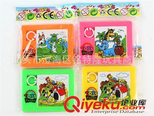 OPP小袋裝禮品贈送 卡通字母42格智力拼圖 塑料拼圖 兒童益智玩具 廣告促銷小玩具