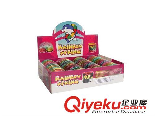 彩虹圈 廠家直銷 2號透明彩虹圈12只 彈力圈 地攤爆款 新奇禮品