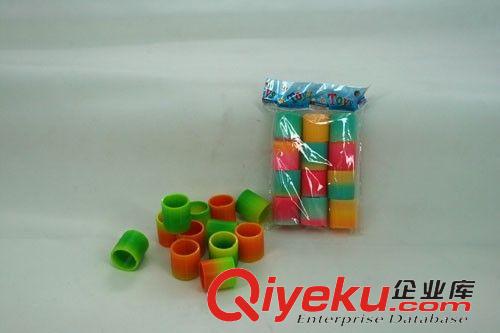 彩虹圈 廠家直銷 2號透明彩虹圈12只 彈力圈 地攤爆款 新奇禮品原始圖片2