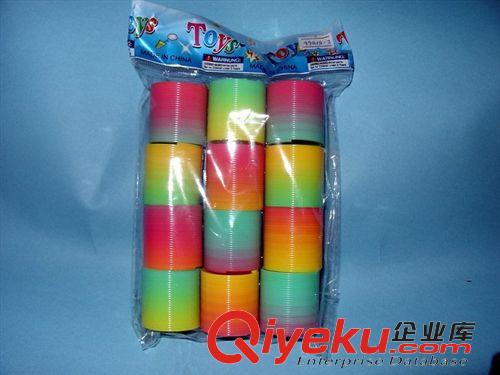 彩虹圈 廠家直銷 2號透明彩虹圈12只 彈力圈 地攤爆款 新奇禮品原始圖片3