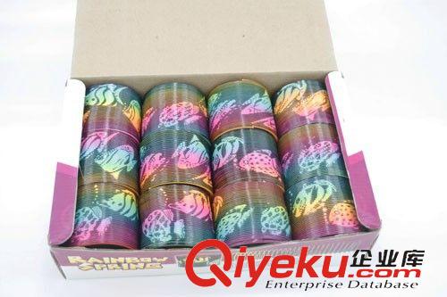 彩虹圈 廠家直銷 彩虹圈 2號印貝殼12只 彈力圈 新奇特玩具原始圖片2