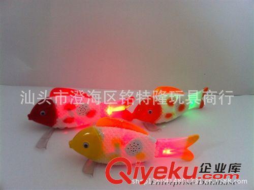 力控玩具 廠家直銷 勁量電動魚 升級版自由魚 燈光電動魚 玩具魚原始圖片2