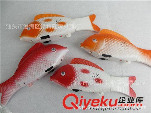 力控玩具 廠家直銷自由魚 電動(dòng)魚 燈光音樂游水魚 廟會(huì)熱賣 燈籠魚原始圖片2