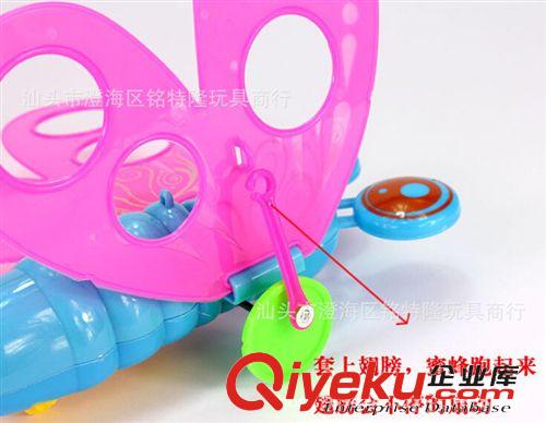 力控玩具 廠家直銷 電動動物 閃光蝴蝶 {zx1}地攤貨源 電動蝴蝶 燈籠蝴蝶原始圖片3