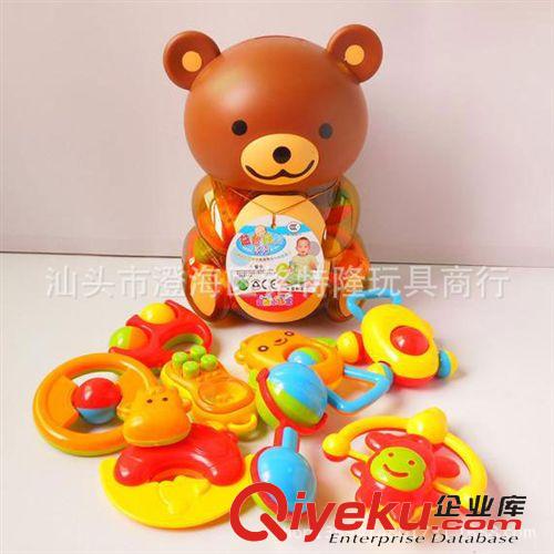 嬰幼兒系列 批發(fā) 嬰兒玩具搖鈴6件套裝 禮品廣告 搖鈴嬰幼兒玩具