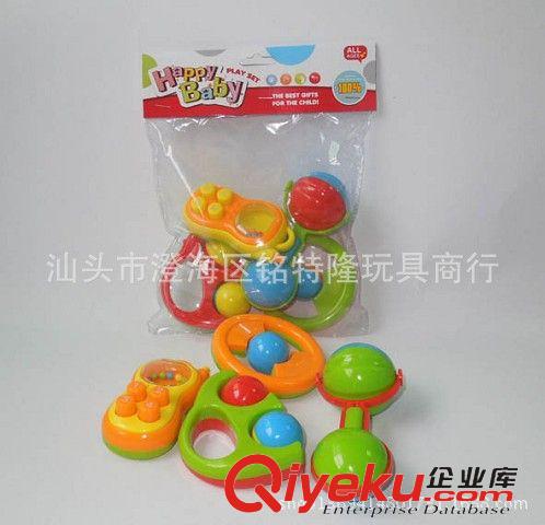 嬰幼兒系列 供應(yīng)嬰兒玩具2只莊組合（小熊-搖鈴）塑料環(huán)保搖鈴