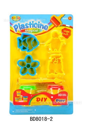 過家家玩具 3D彩泥工具 不干彩泥 橡皮泥 學(xué)生禮品 蒙牛禮品原始圖片3