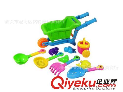 夏天玩具 夏日熱銷 沙灘戲水 沙灘工具組合(6件莊) 帶墨鏡沙灘車