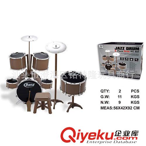 樂器類玩具 供應兒童聲樂玩具 仿真套裝爵士鼓 體質(zhì)架子鼓 10件套 超大 質(zhì)好