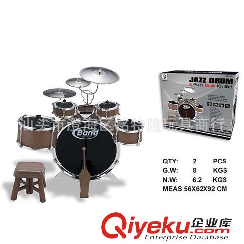 樂器類玩具 供應兒童聲樂玩具 8件套打擊樂器 兒童益智玩具 仿真套裝爵士鼓