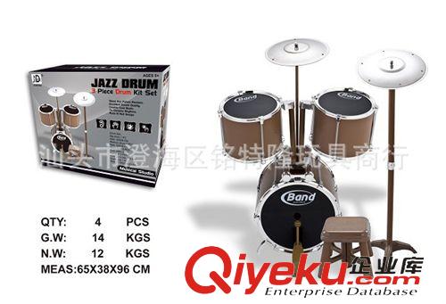 樂器類玩具 供應兒童聲樂玩具 8件套打擊樂器 兒童益智玩具 仿真套裝爵士鼓