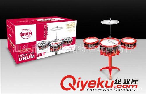 樂器類玩具 商務(wù) 贈(zèng)品 供應(yīng)樂器玩具 電鍍爵士鼓 益智早教玩具鼓
